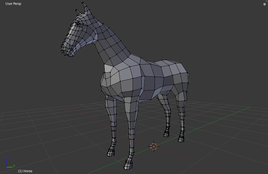 Low Poly Horse preview image 1
